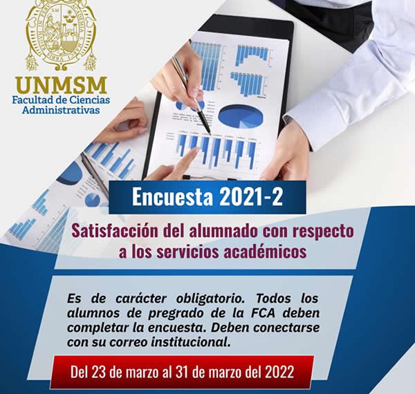 Encuesta de satisfacción del alumnado de pregrado con respecto a los servicios académicos 2021-2