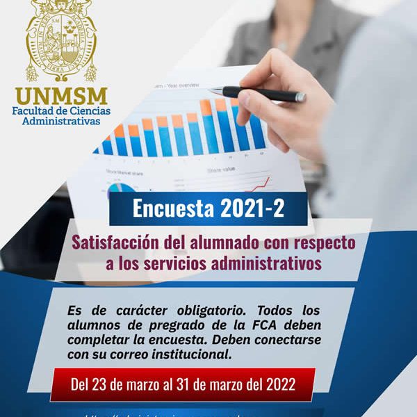 Encuesta de satisfacción del alumnado de pregrado con respecto a los servicios administrativos 2021-2