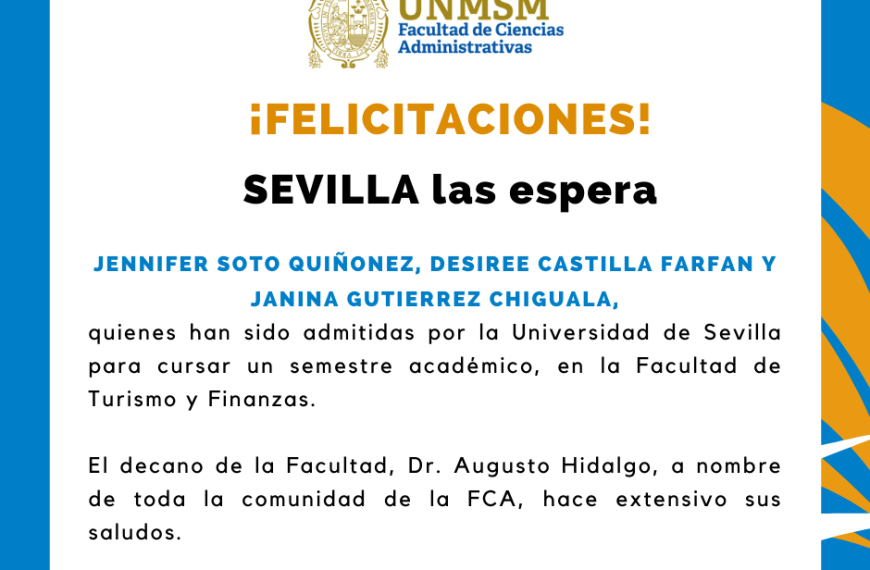 Se concreta intercambio estudiantil con Universidad de Sevilla