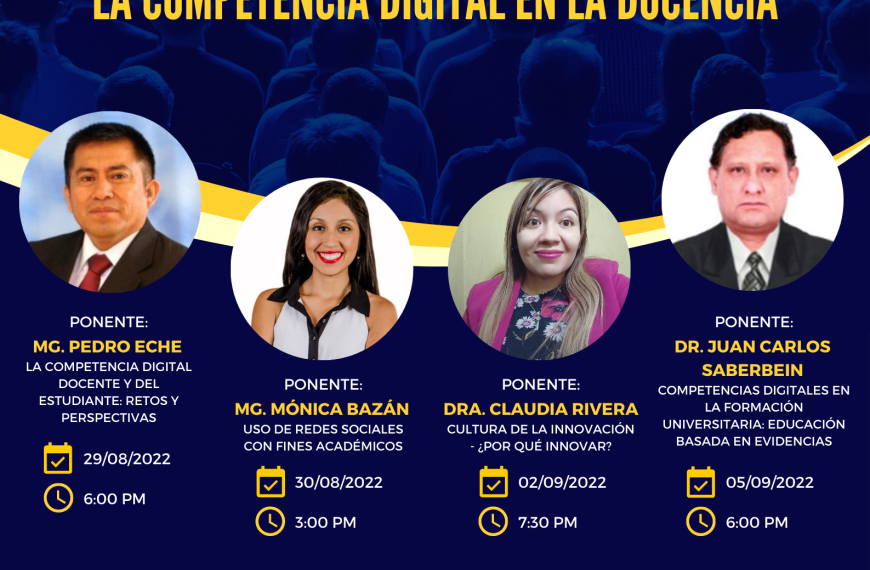 Ciclo de conferencias “Retos de la educación virtual universitaria: La competencia digital en la docencia”