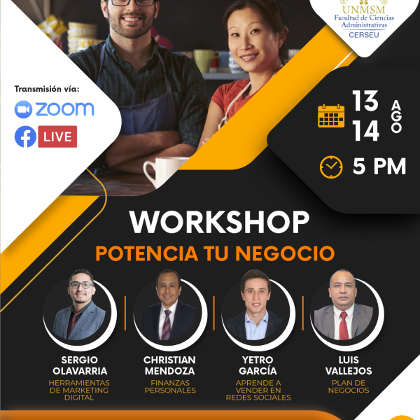 Ciclo de conferencias «Workshop: Potencia tu negocio»