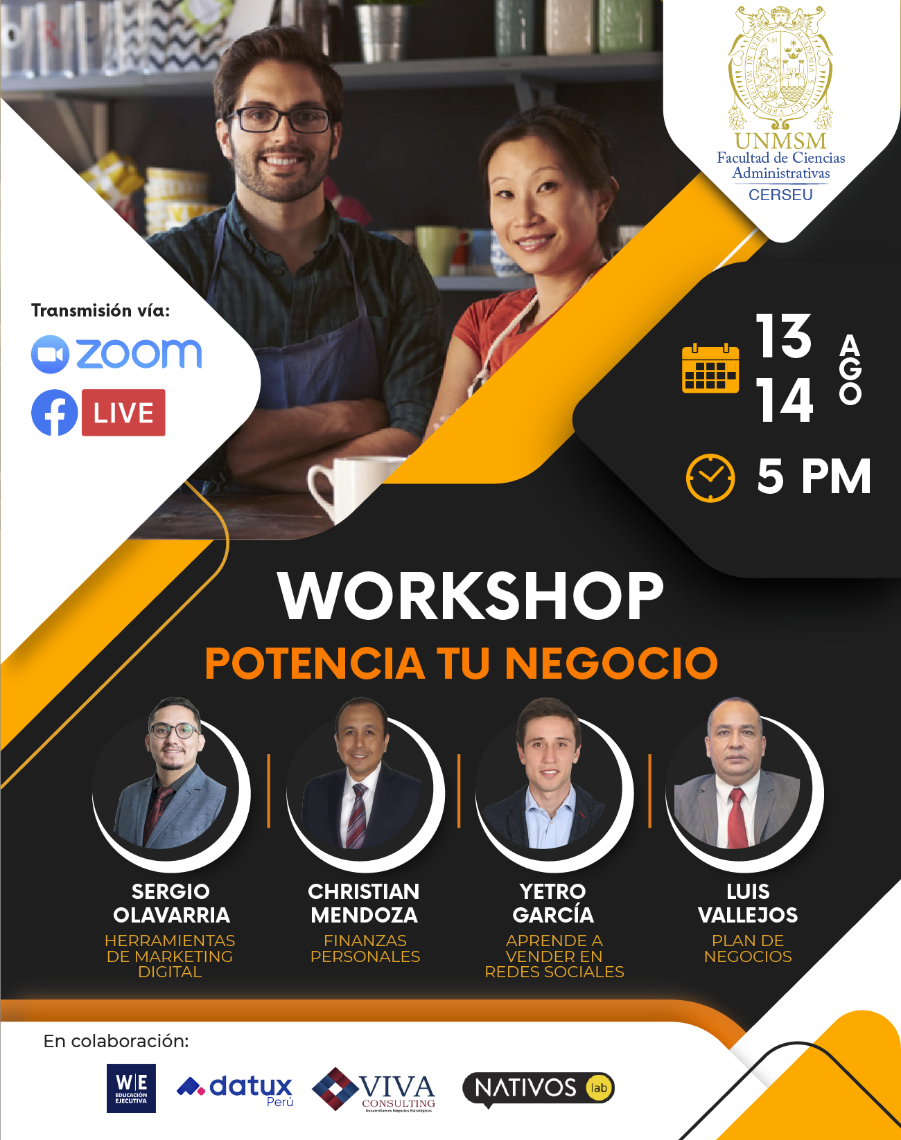 Ciclo de conferencias «Workshop: Potencia tu negocio»