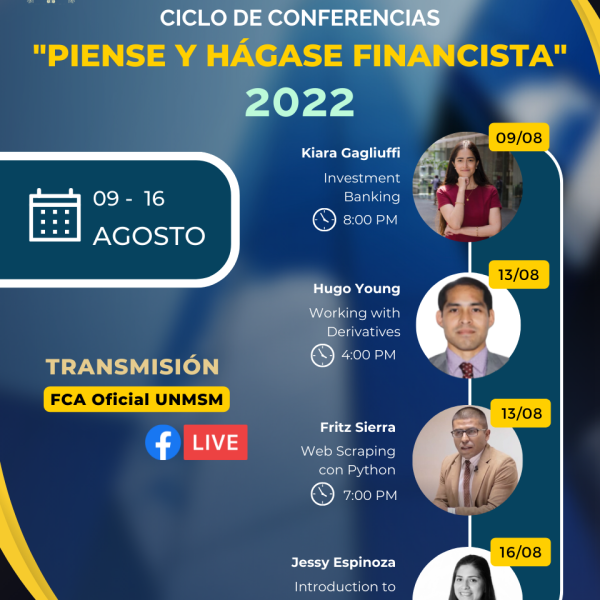 Ciclo de conferencias: “Piense y hágase financista” 