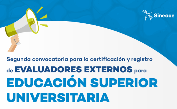 Sineace: Convocatoria para selección y registro de nuevos evaluadores externos