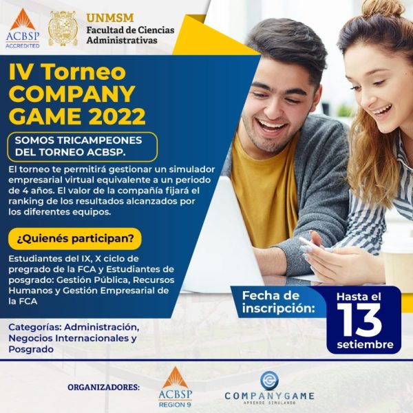 Participa en el IV Torneo Company Game 2022