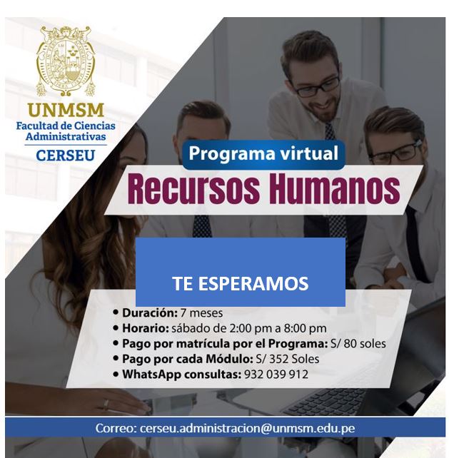 Programa virtual: Recursos Humanos