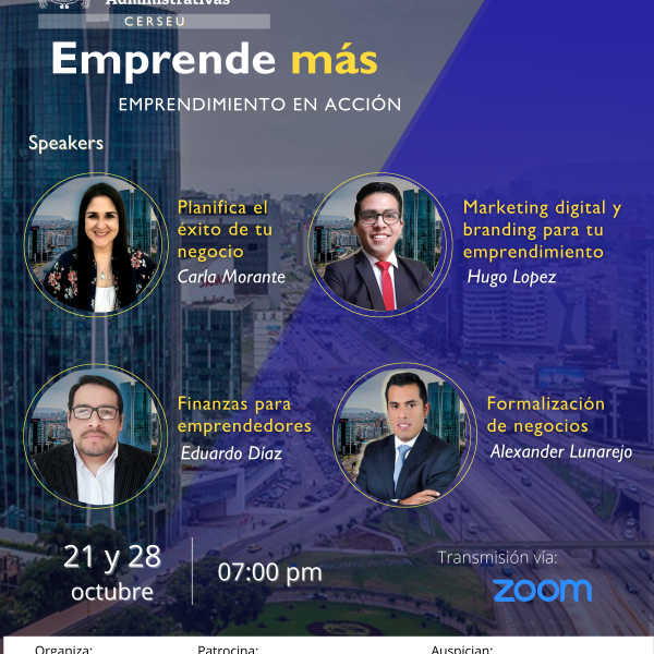 Ciclo de conferencias: Emprende más