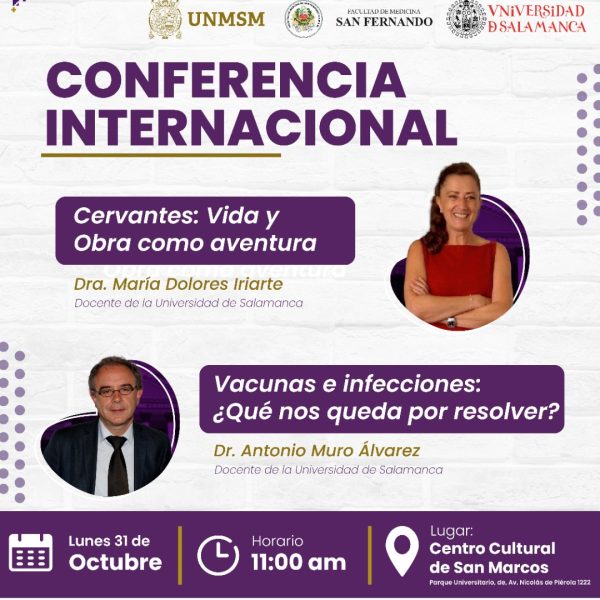 Conferencia internacional con docentes de la Universidad de Salamanca