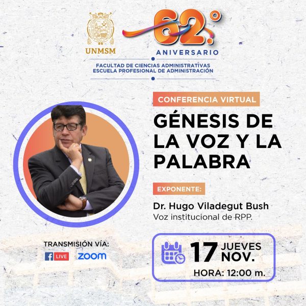 conferencia: «Génesis de la voz y la palabra»