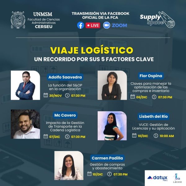 Ciclo de conferencias “Viaje Logístico: Un recorrido por sus 5 factores claves”.