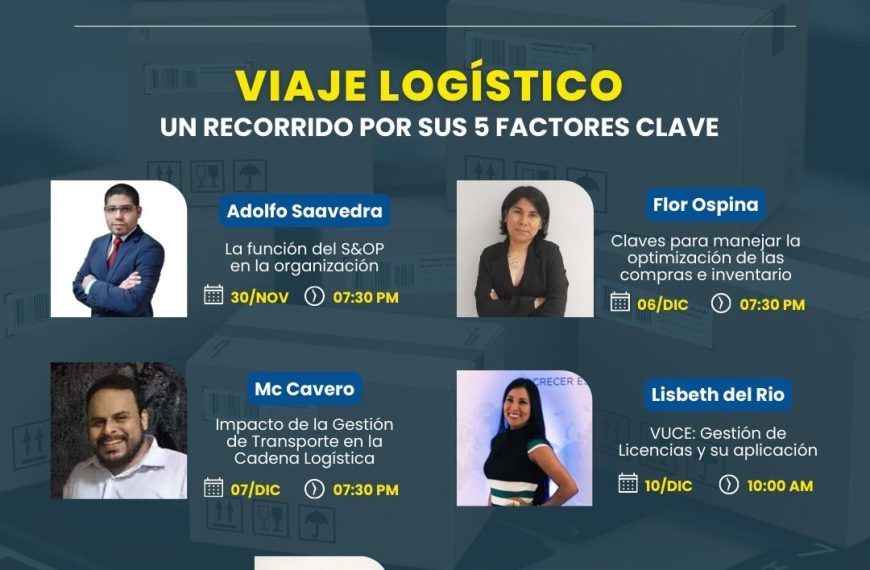 Ciclo de conferencias «Viaje Logístico: Un recorrido por sus 5 factores claves».