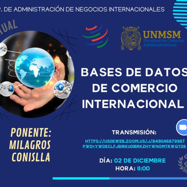 Conferencia: “Bases de datos del comercio internacional”