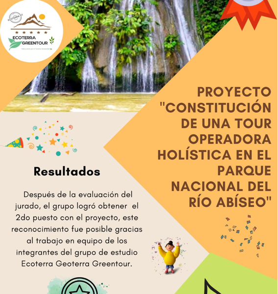 Estudiantes de Administración de Turismo ganadores de concurso sobre proyectos de desarrollo turístico en la cuenca amazónica