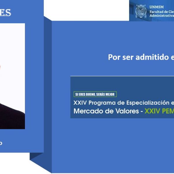 Estudiante de Negocios Internacionales es admitido en Programa de Especialización en Mercado de Valores