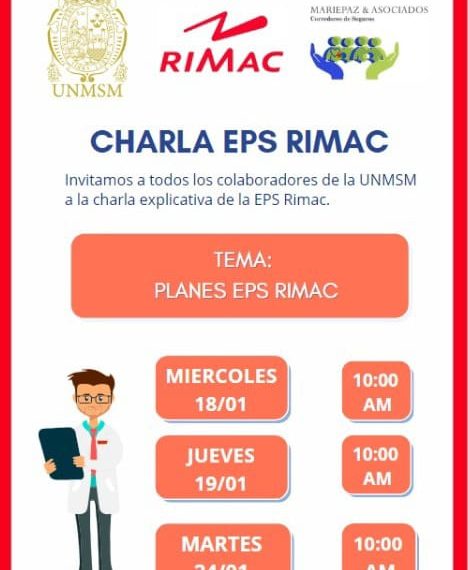 Charlas explicativas sobre la EPS Rimac