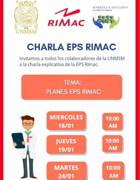 Charlas explicativas sobre la EPS Rimac