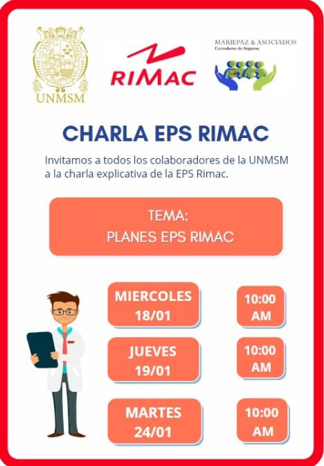 Charlas explicativas sobre la EPS Rimac