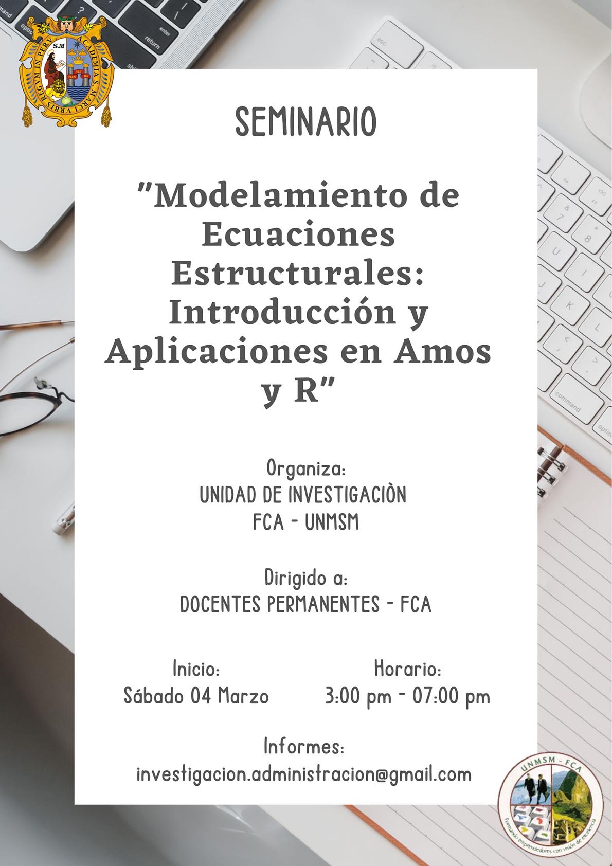 Seminario «Modelamiento de Ecuaciones Estructurales: Introducción y Aplicaciones en Amos y R»