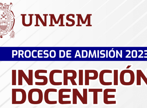 Proceso de Admisión 2023-II: inscripción docente