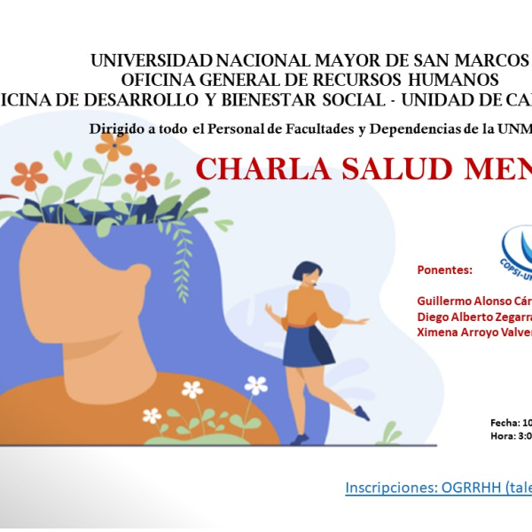 Charla sobre salud mental