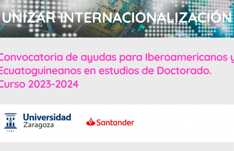 Universidad de Zaragoza: Convocatoria para estudios de Doctorado 2023-2024