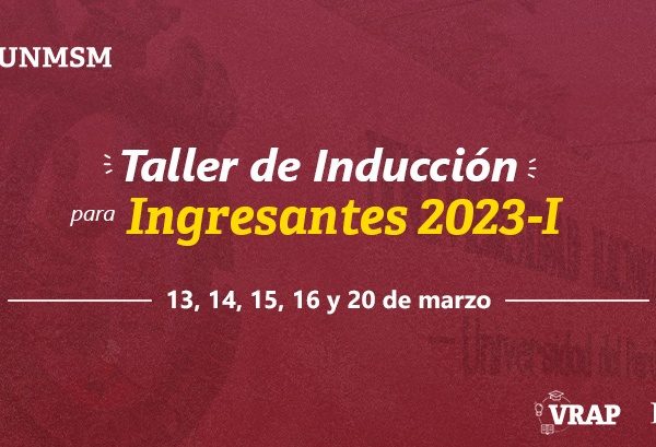 Taller de Inducción para Ingresantes 2023-I
