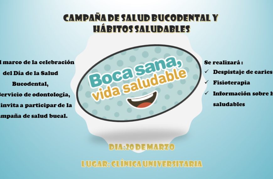  Campaña de salud bucal: 20 de marzo