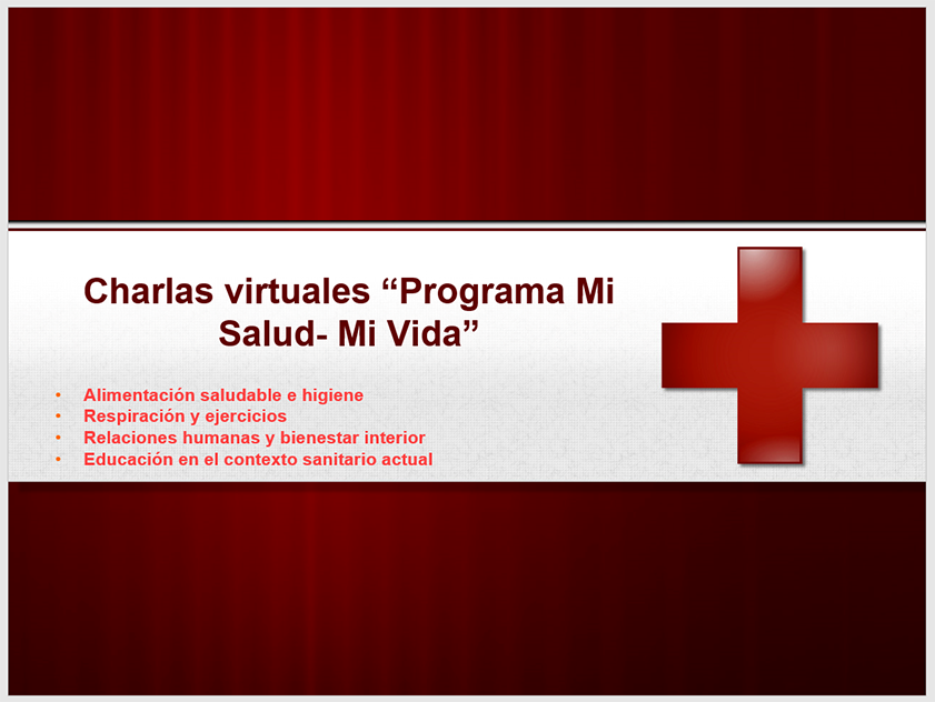 Charlas virtuales de prevención: Programa Mi Salud- Mi Vida