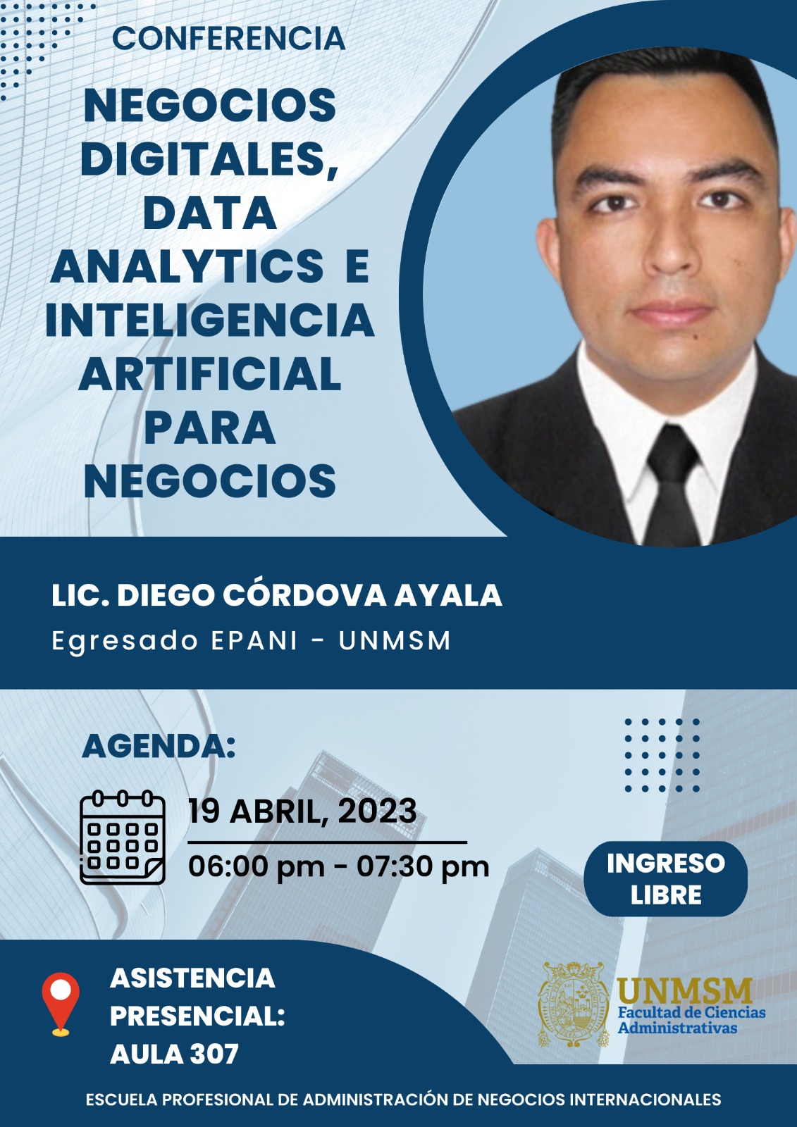 Conferencia: Negocios digitales, data analytics e inteligencia artificial para negocios