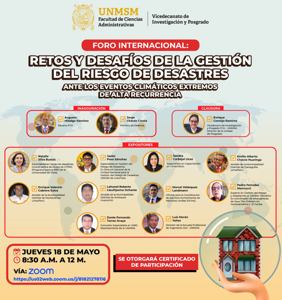 Foro Internacional de gestión del riesgo de desastres