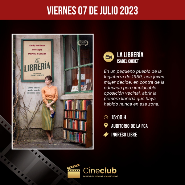 La Librería: Película que se proyectará el 7 de junio en el ciclo de cine Mujeres Emprendedoras