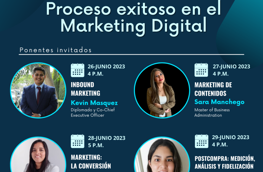 Ciclo de conferencias: “Market verse: Proceso exitoso en el marketing digital”