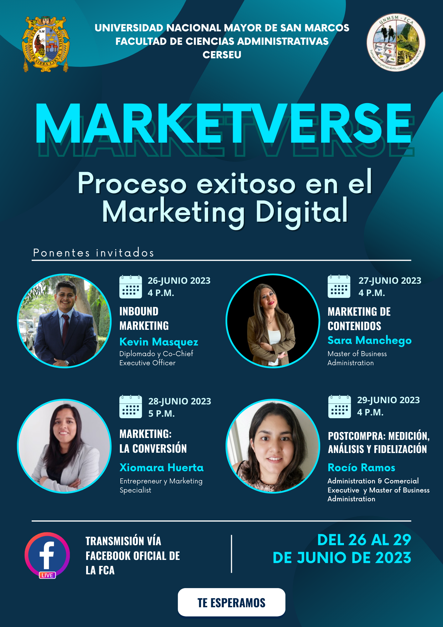 Ciclo de conferencias: «Market verse: Proceso exitoso en el marketing digital»