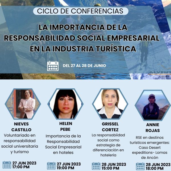 Ciclo de conferencias:  “La importancia de la responsabilidad social empresarial en la industria turística”