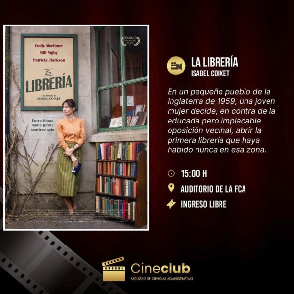 Película “La Librería”, fue reprogramada para el 14 de julio