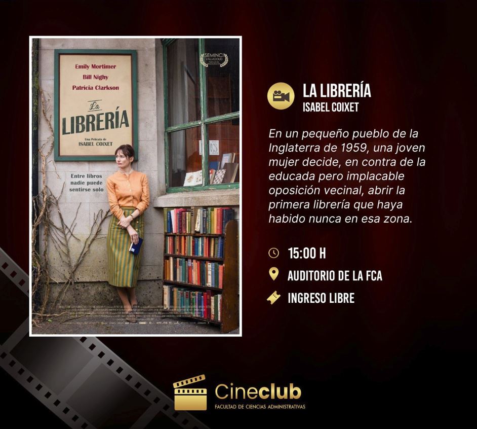Película «La Librería», fue reprogramada para el 14 de julio