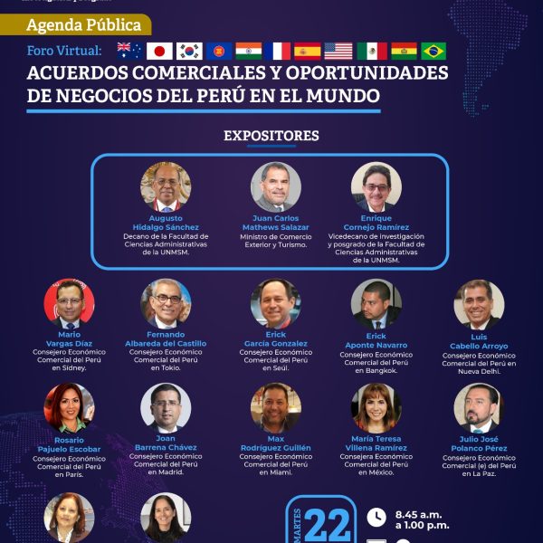 Foro Internacional “Acuerdos Comerciales y Oportunidades de Negocios del Perú en el Mundo”