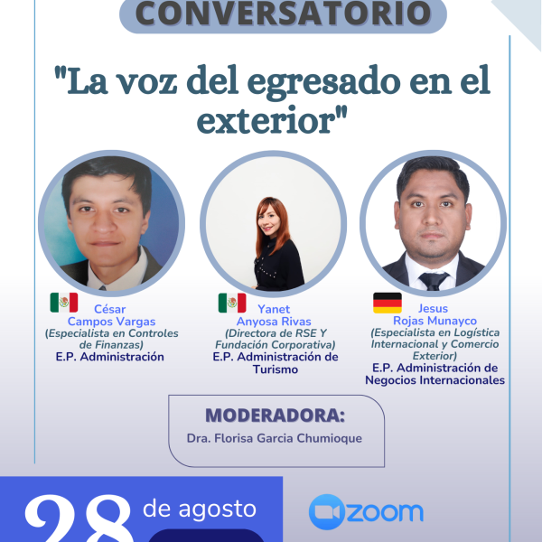Conversatorio: La voz del egresado en el exterior