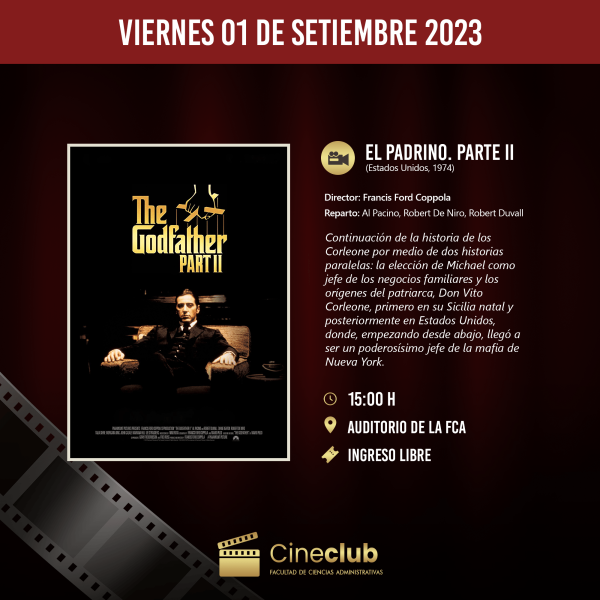 En setiembre el Cineclub de la FCA presenta lo mejor del cine de gásnteres