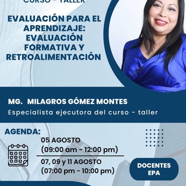 Curso-taller: Evaluación para el aprendizaje