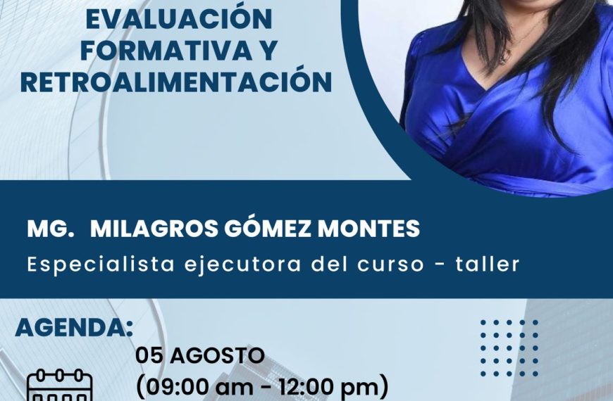 Curso-taller: Evaluación para el aprendizaje