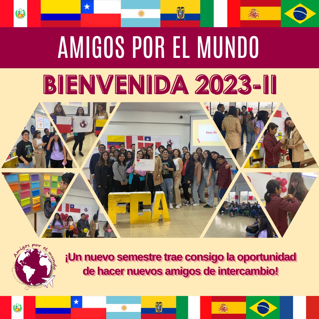 Bienvenida a los estudiantes del Programa de Intercambio 2023-II