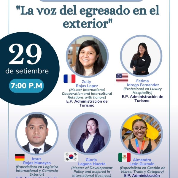 Conversatorio: La voz del egresado en el exterior
