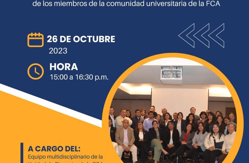 Conferencia: Sobre la importancia de promover el bienestar físico y emocional