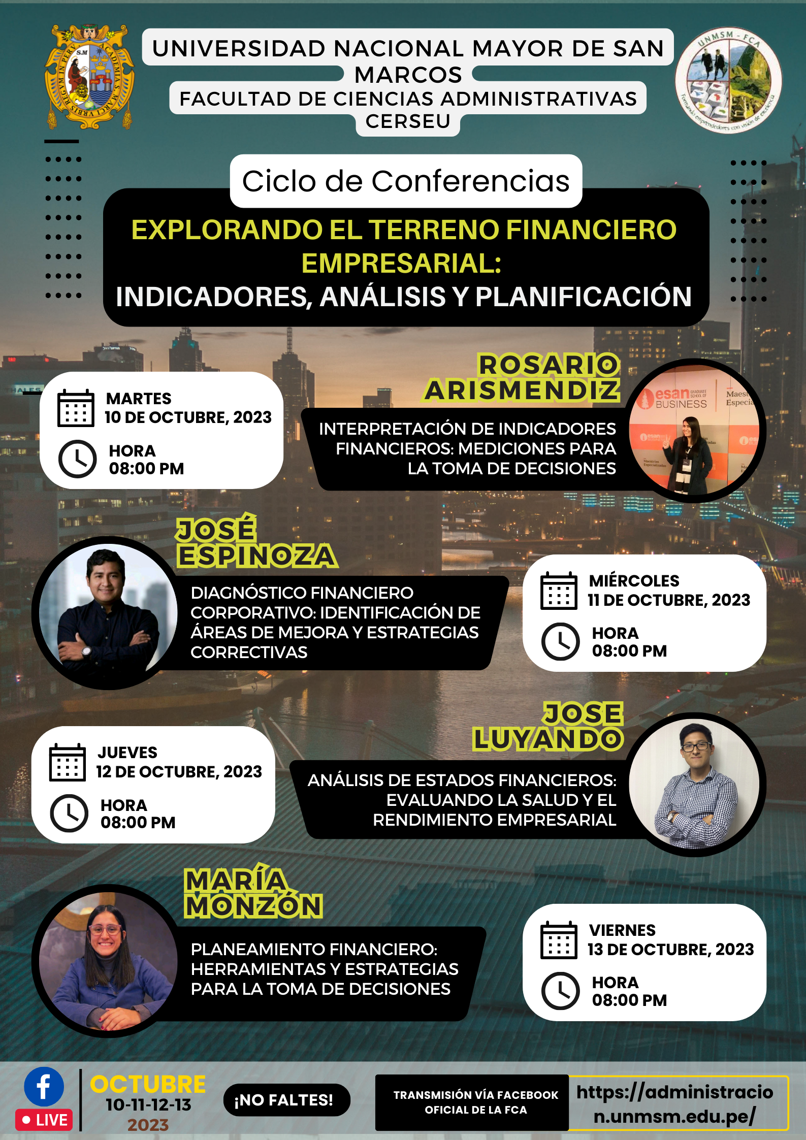 Ciclo de conferencias: «Explorando el terreno financiero empresarial: Indicadores, análisis y planificación»