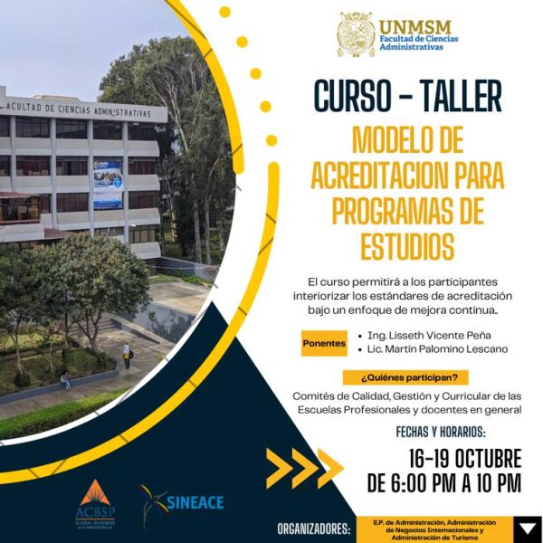 Curso taller: Modelo de acreditación para programas de estudios