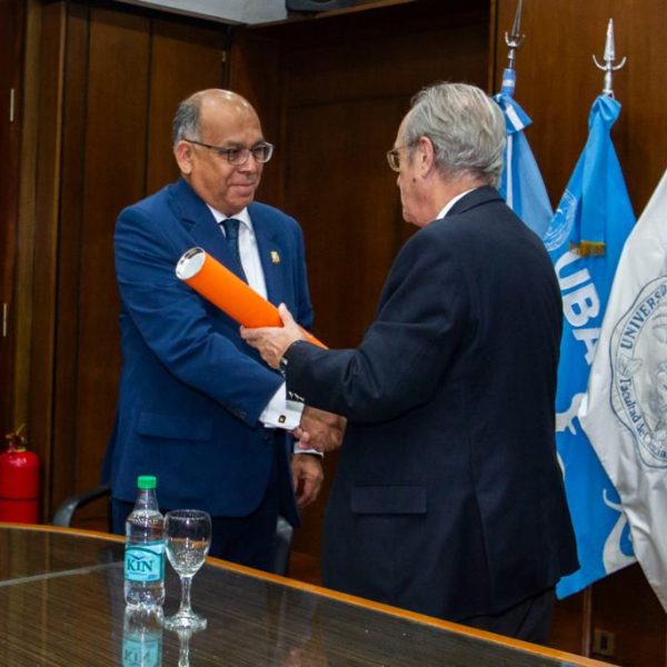 Decano de la FCA fue distinguido como Visitante Ilustre en la Universidad de Buenos Aires