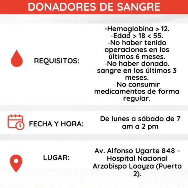 Por las venas fluye la vida. Te necesitamos