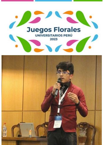 Juegos Florales Universitarios: Estudiante de Turismo ocupó primer puesto en Ensayo