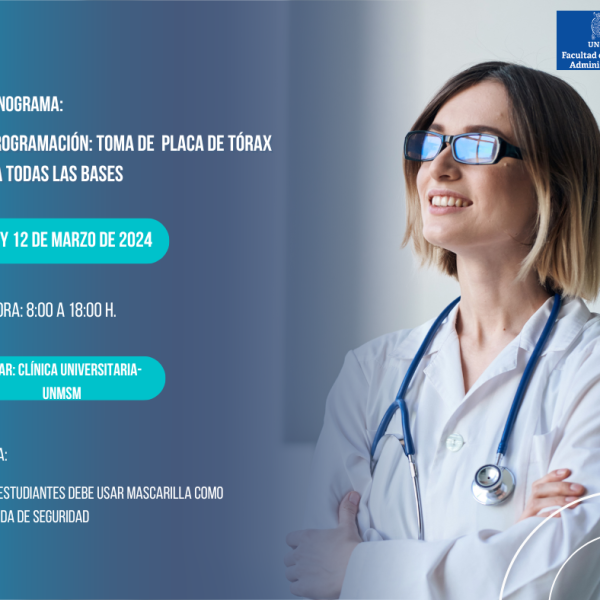 Cronograma de reprogramación de la toma de la placa de tórax para todas las bases